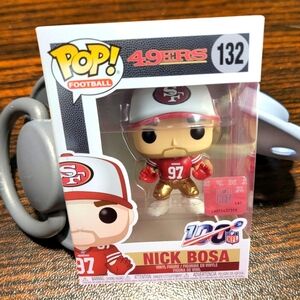 Nick Bosa funko # 132 (nib) With pop protector